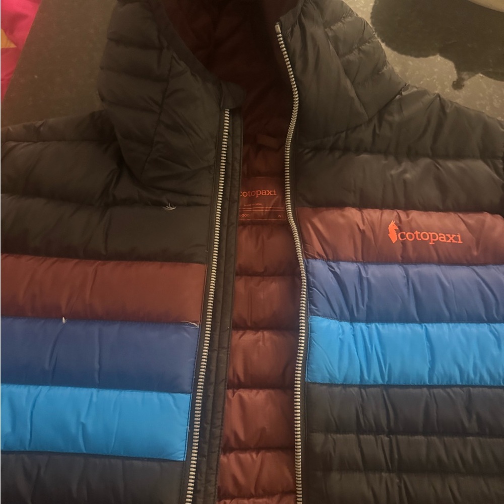 cotopaxi Black, Brown, Blue Quilted. Like new. Wore a few times, great condition - Picture 1 of 2
